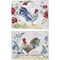 Seasonal Rooster B by Jean Plout 15" x 12" Canvas Wall Art (Set of 2)